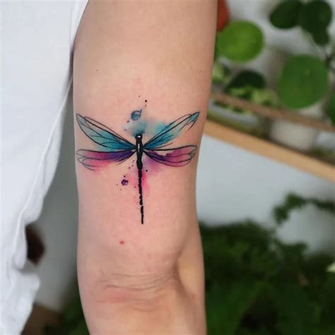 elegant dragonfly tattoos|More.